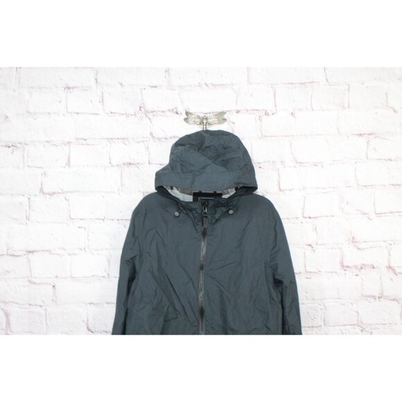 LL Bean Meridian Rain Coat Full Zip Nylon Black Size XXS - Picture 2 of 12